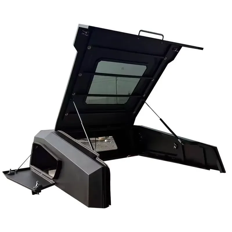 Heavy Hard Top Aluminum Alloy Truck Cover Camper Shell for Full Size and Midsize Pickup Trucks Off Road 4X4 Camping