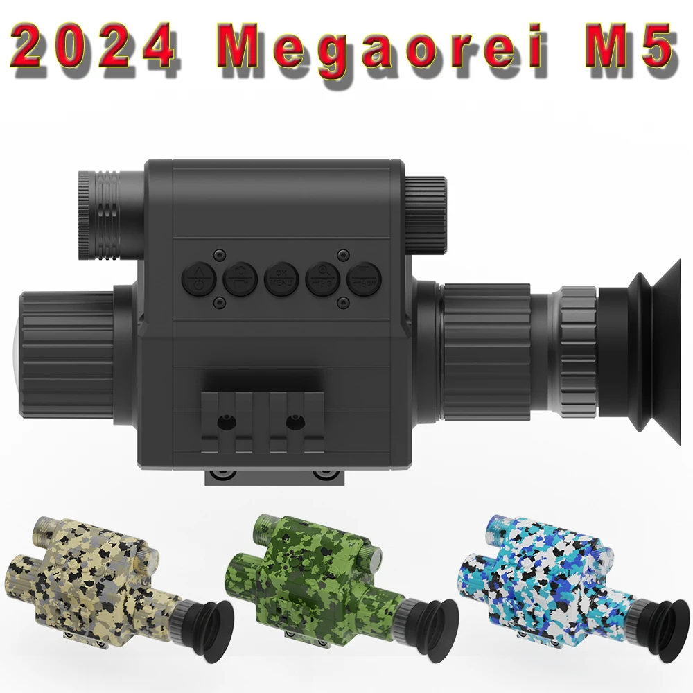 NEW Megaorei M5  Hunting Night Vision Scope 1080P  Wildlife Tactical Telescope Monocular with Built-in IR