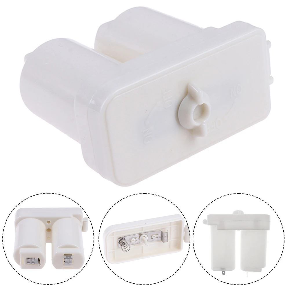 1pcs Double Compartments Battery Box For Gas Water Heater Accessories Plastic Double Battery Case Power Supply