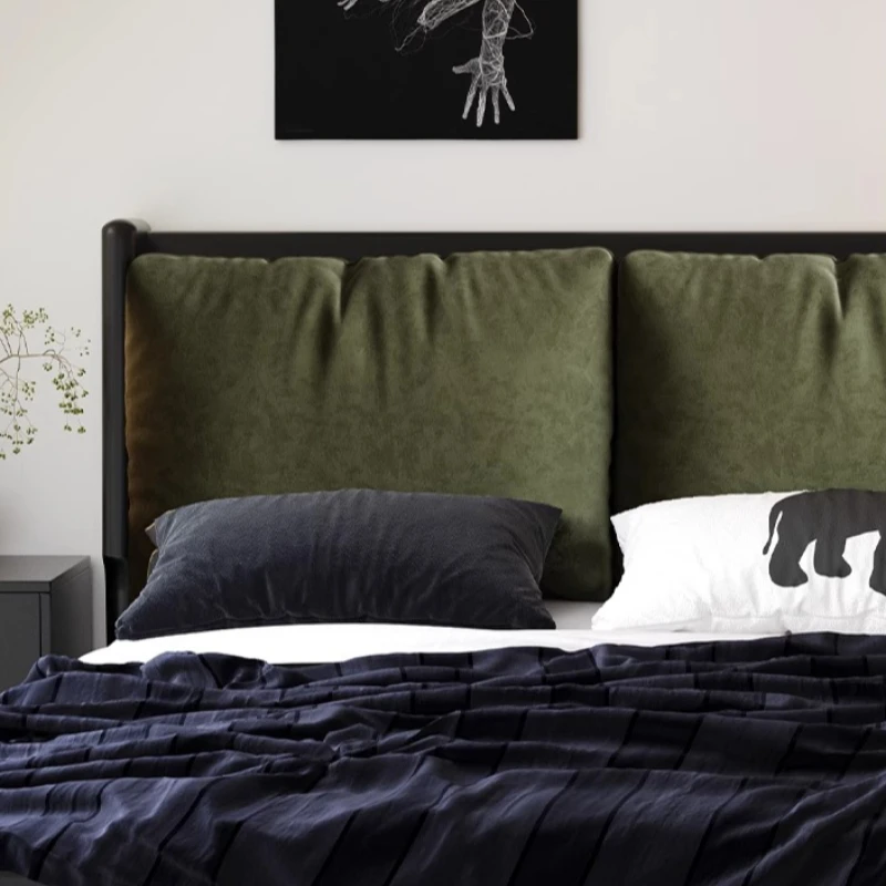 Velvet Dark Green King Bed Frame - Stylish & Modern Design - Image 6