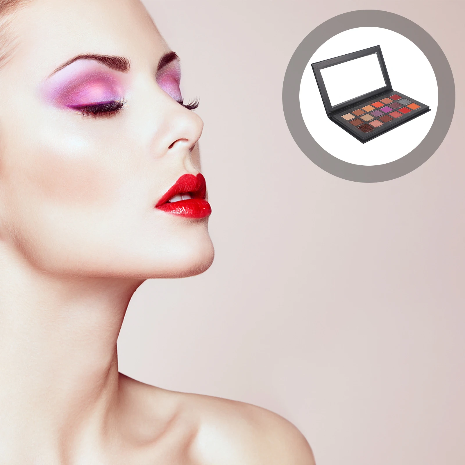 

18 Color Eyeshadow Palette Highly Pigmented Woman Makeup Powder Matte Long Lasting Ideal Daily Professional Use Eye Shadow