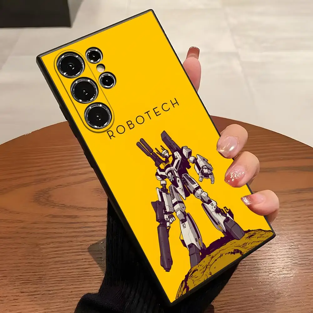 Чехол для телефона R-Robotech Robert Macross для Samsung S24 Ultra S25 S23 Fe S22 S20 S21 Plus A54 A34 A53 A16 Задняя крышка