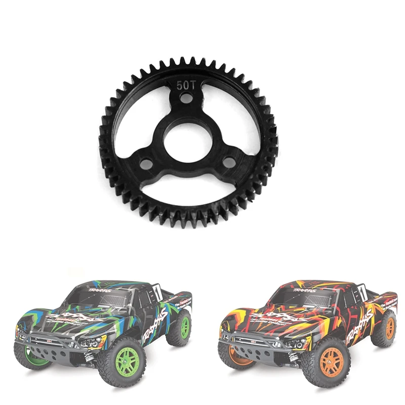 Hardened Steel 50T M0.8 32P SPUR Main Gear Replace 3956 For TRAXXAS 1/10 Slash Stampede Rsutler 4X4 RC Car