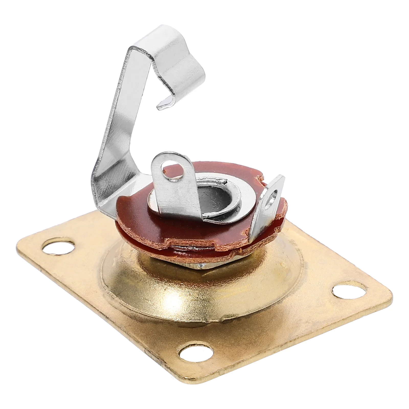 

1pcs Guitar Jack Plate Plate Metal Gold Color Socket Plates Input Output for Electric Bass Guitar Parts Accessories