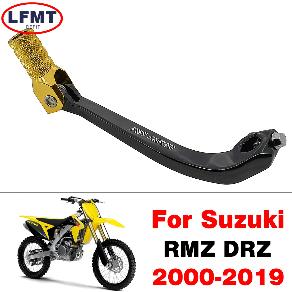 

For Suzuki RMZ250 RMZ450 RMZ 250 450 400 DRZ400S DRZ400E DRZ400SM 2000-2019 Motocross CNC Folding Gear Shift Shifter Lever Pedal