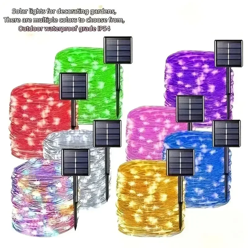 

8 Modes of Solar Garden Lights for Courtyard Decoration Suitable for Weddings Engagements Parties Dances and Garden Decoration