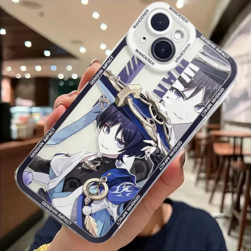 Genshin Impact Wanderer Hu Tao Case for Infinix Note 30 40 Pro 30i Pro Hot 30 Play 30I 40 Tecno Spark 10 20 Pro 10C POVA 5 Cover