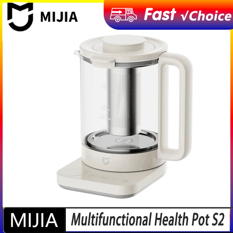 MIJIA S2 Multifunctional Health Pot kettle 1.5L Household Appliances 800W 304 Stainless Steel Heat Preservation CN
