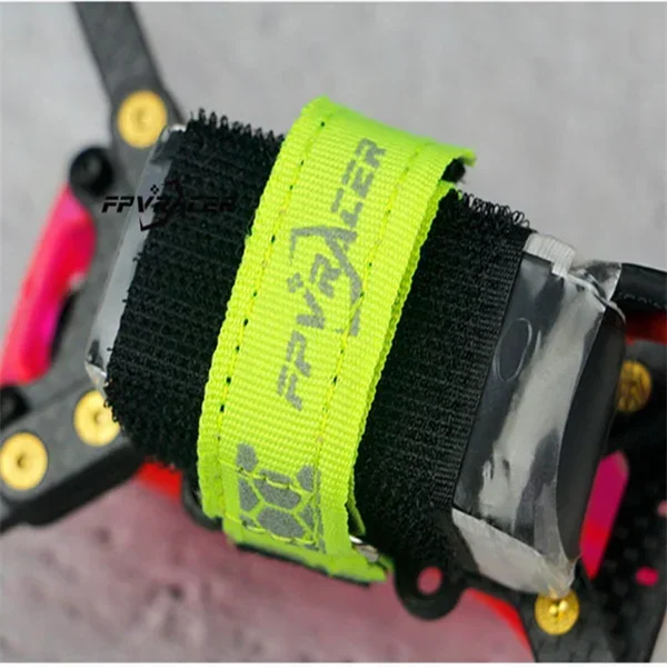 FPVRACER-Correa de batería LIPO de 2 piezas, hebilla de Metal para Kevlar + fibra de poliéster 300D FPV Freestyle, Drones de largo alcance, piezas de bricolaje