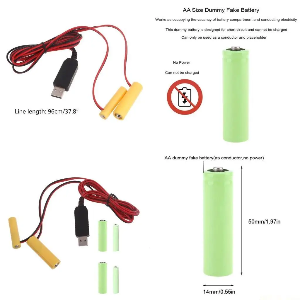 

M5TD 1 в 2 4,5 В LR03 + LR06 Блоки питания USB Блок питания Замена 3 шт. 1,5 В LR03 + LR06