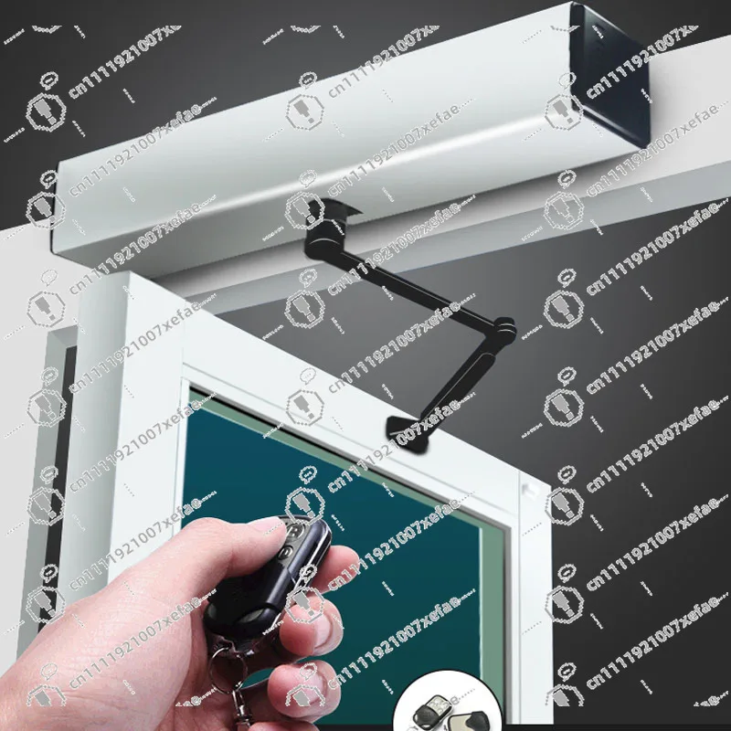Automatic Door System Closer 220V AC101 Stainless Steel Automatic Door Opener and Closer Remote Control Indoor