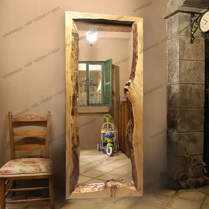 ld Luxury Funky Mirror Bathroom Floor   Standing Big Full Body Living Room Mirror Modern Espelhos Home Decorations