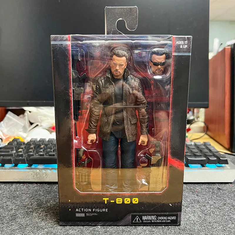 Authentic NECA Terminator: DarkFate T800 Elderly Arnold Schwarzenegger 7-inch DIY Model toy gifts