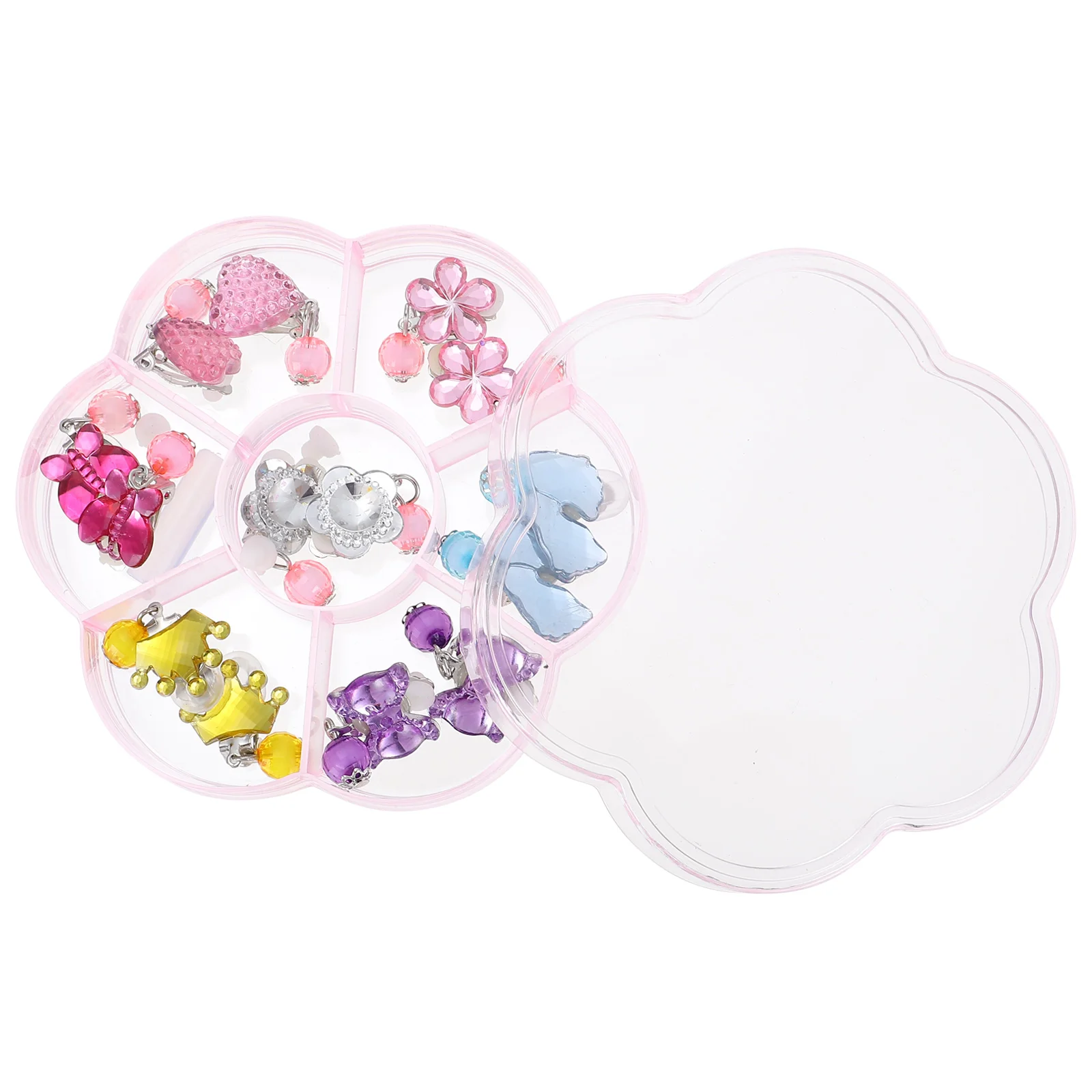 

Children's Ear Clip Earrings for Kids Girls Clip-on Jewelry Decor Plastic Clips Adorable