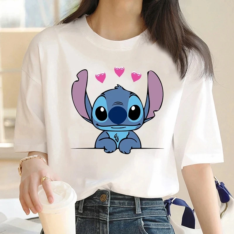 

Fashion Cartoon Summer Cotton T-shirt Disney Anime T-shirt Kawaii Fashion T-shirt Summer Cotton Breathable Comfortable T-shirt