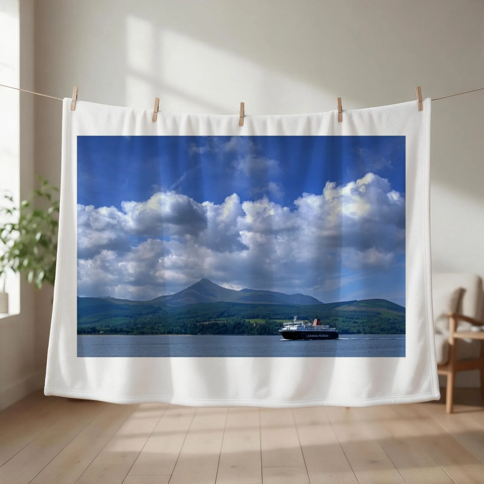 Goatfell, Isle of Arran, Scotland Throw Blanket Sofa Quilt Sofa Plaid manga Blankets