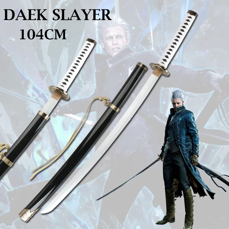 

Dark Slayer Katana Nelo Angelo Weapons Used By the Character Vergil Yamato 5 Cosplay Weapons 1:1 Original pattern Party Gifts