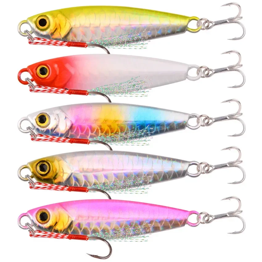 1pcs Japan Metal Cast Jig Lure 10g Shore Casting Jigging Lures Pesca Fish Sea Bass Fishing Lure Artificial Bait Tackle