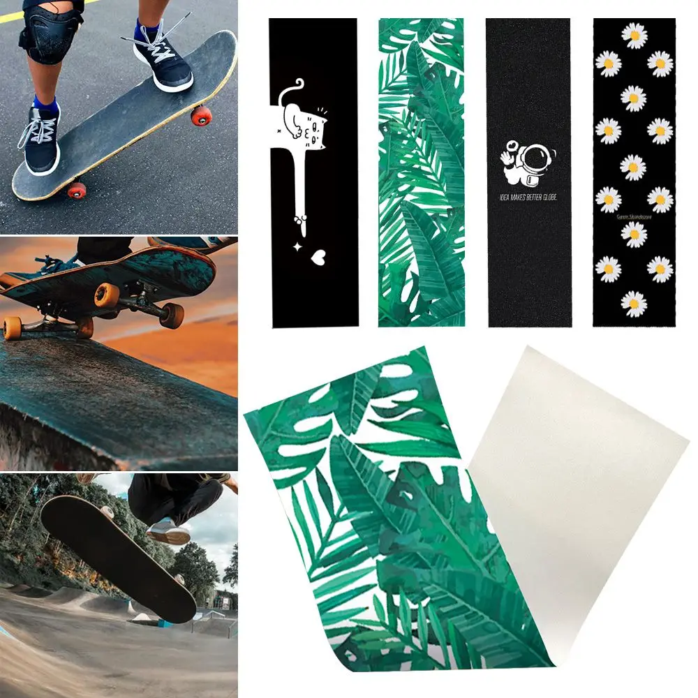 

Double Rocker Self-adhesive Waterproof Skateboard Sandpaper Skate Board Deck Sticker Grip Tape Electric Scooter