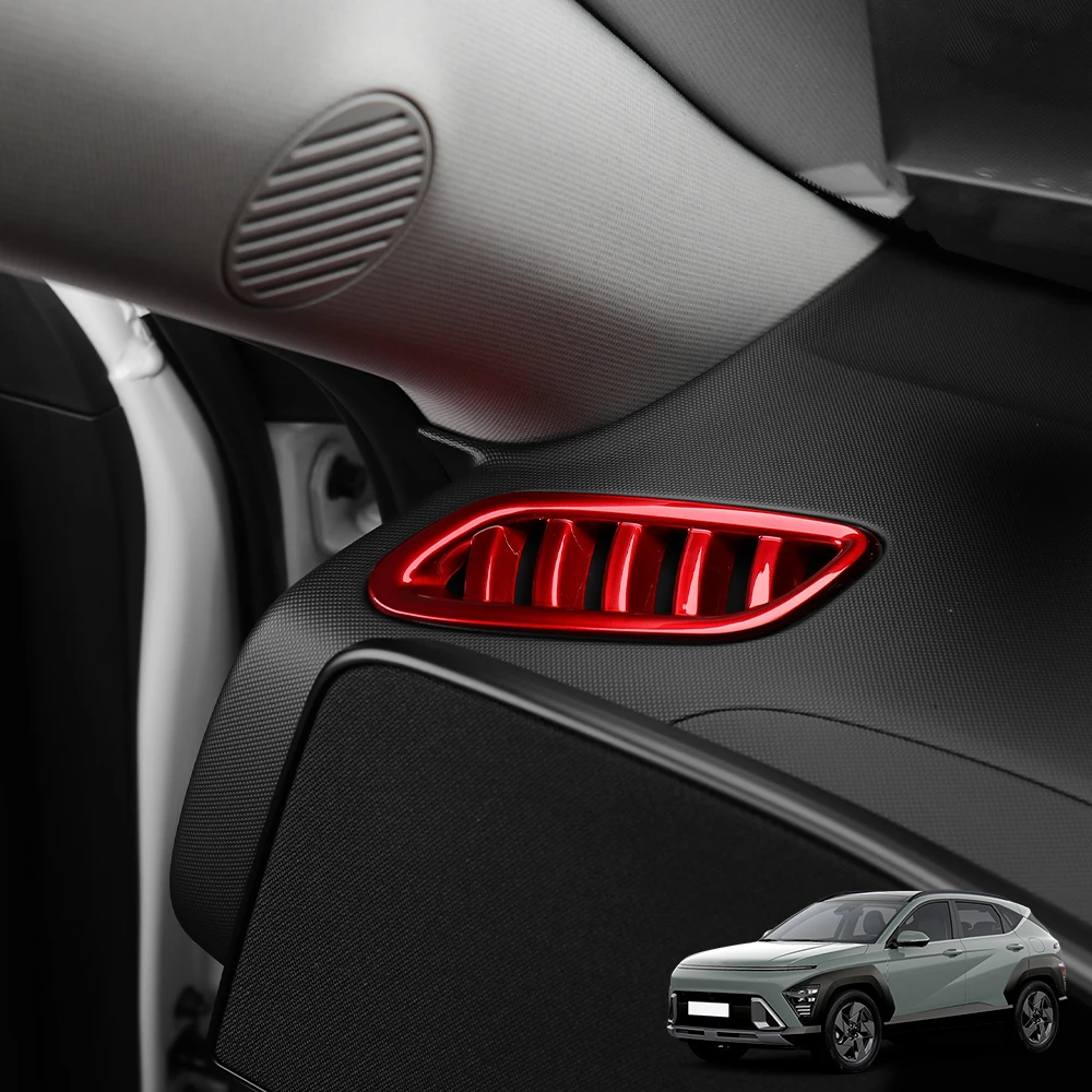

2Pcs For Hyundai KONA SX2 2024-2026 LHD Pattern Car Interior Upper Air Vent Outlet Cover Trim Car Interior Accessory