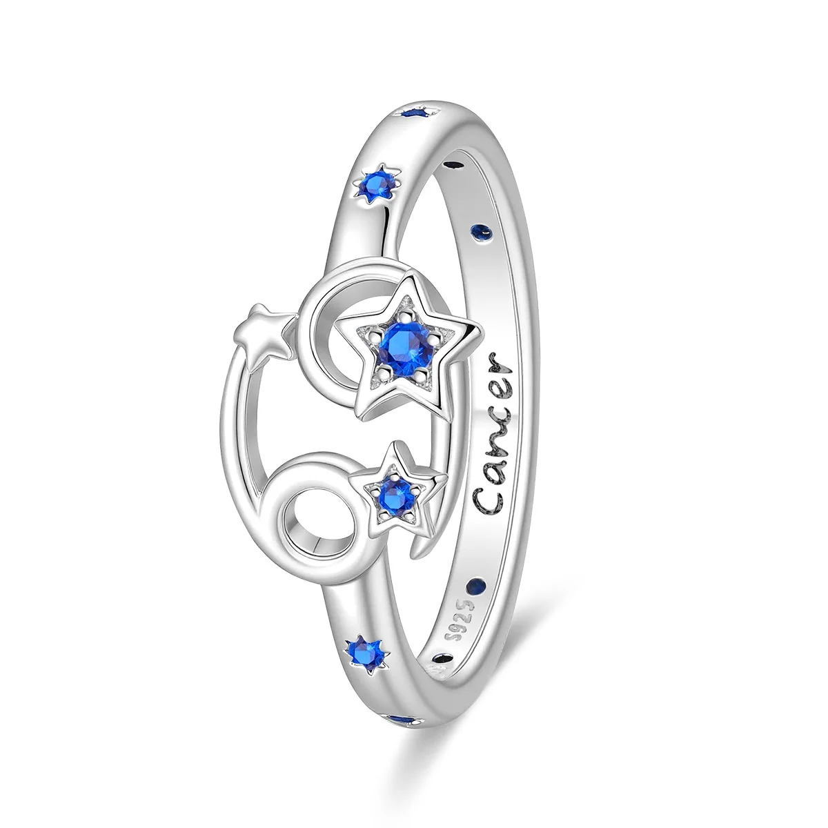 Rotating Cross Ring original 925 silver Valentine's fine gift women jewelry Engraved Design Shiny Daily Fashion Couple Accessory
