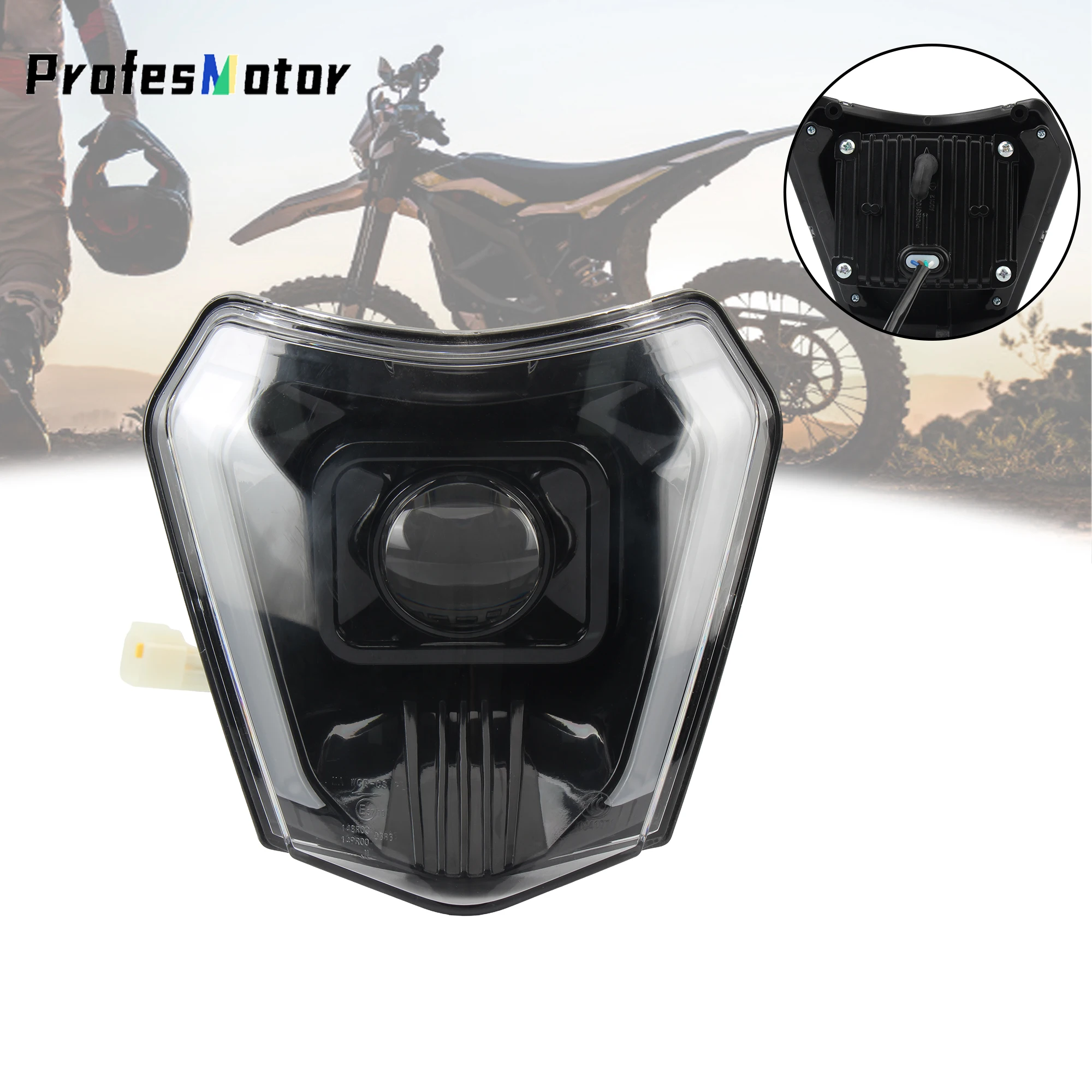 

For KTM EXC XCW XC Motocross LED Headlight Wick SX-F XC-W TE TC FE 125 250 300 350 450 530 Motorcycle Headlamp Parts Racing