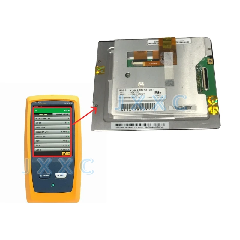 Adecuado para probadores Fluke DSX5000, DSX8000, DSX-5000, DSX-8000 con pantalla táctil de 5,7 pulgadas