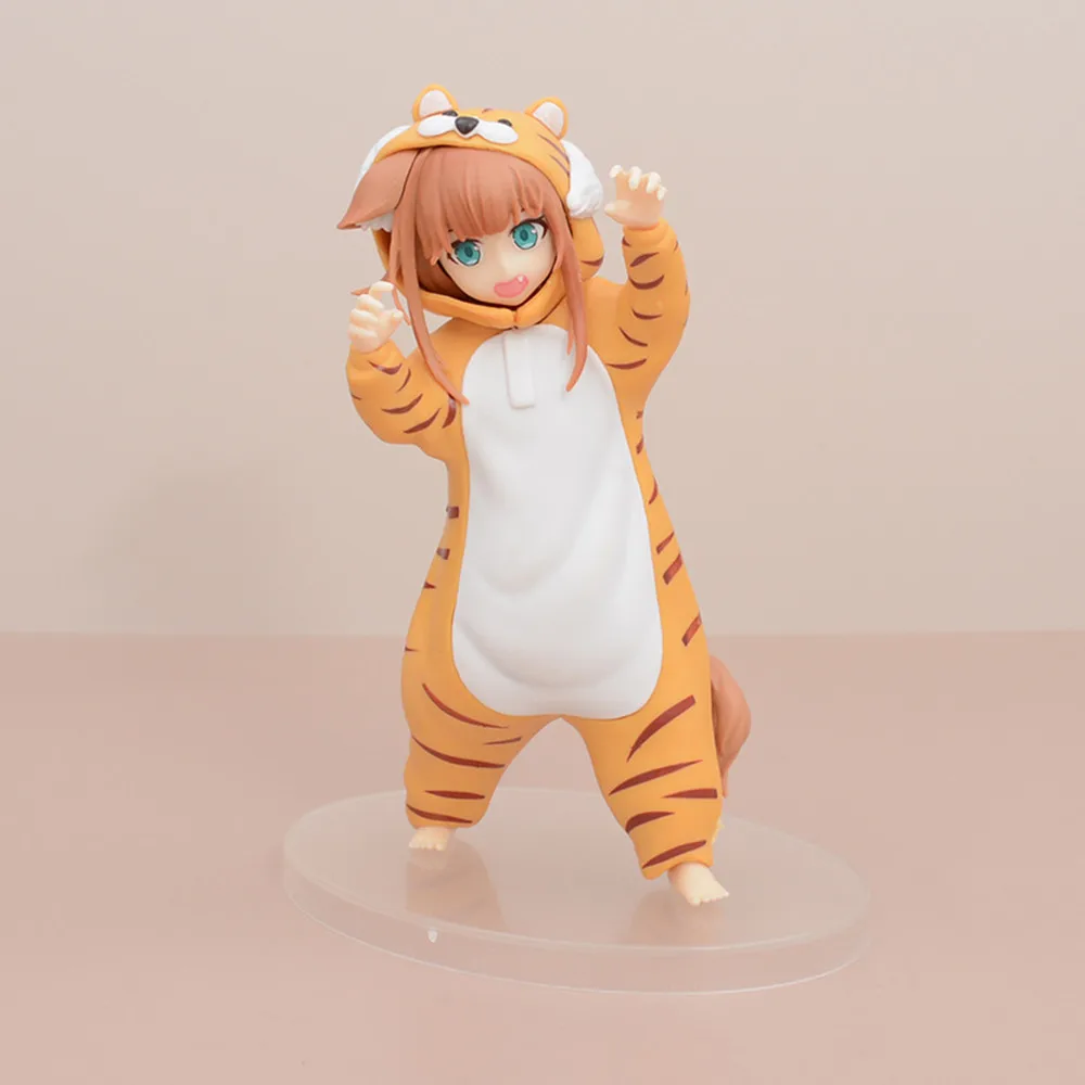 Tiger Tora Kinako Anime Girl Figure Uchi no Neko ga Onnanoko de Kinako Kawaii Action PVC Figure Collectible Model Doll Toys Gift