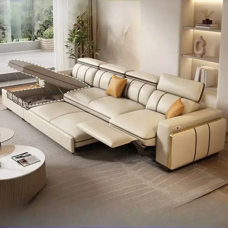 Luxury Modern Electric Sofa Armrest Waterproof Designer Relax Recliner Sofa Loveseat Apartments Banken Woonkamer Furniture Home