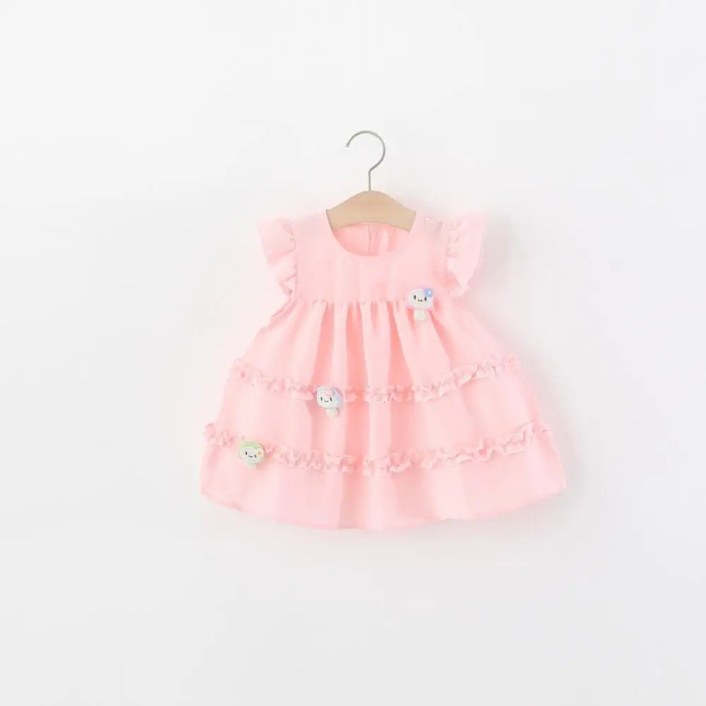

Sanrio My Melody Children's Clothing Girls Cotton Short-Sleeved Dress 2026 New Summer Girl Kids Mesh Princess Dress Tops Kawaii