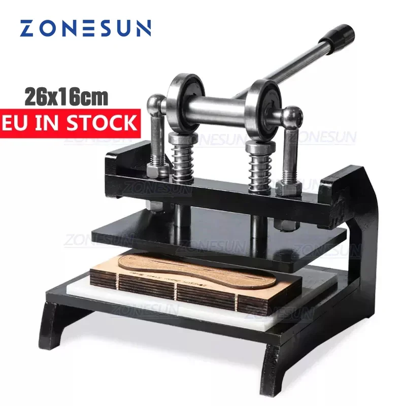 

ZONESUN DM-2616N Leather Die Cutting Machine Handmade Earring Cuts Pressing Machine Punching Clicker Steel Rule Die