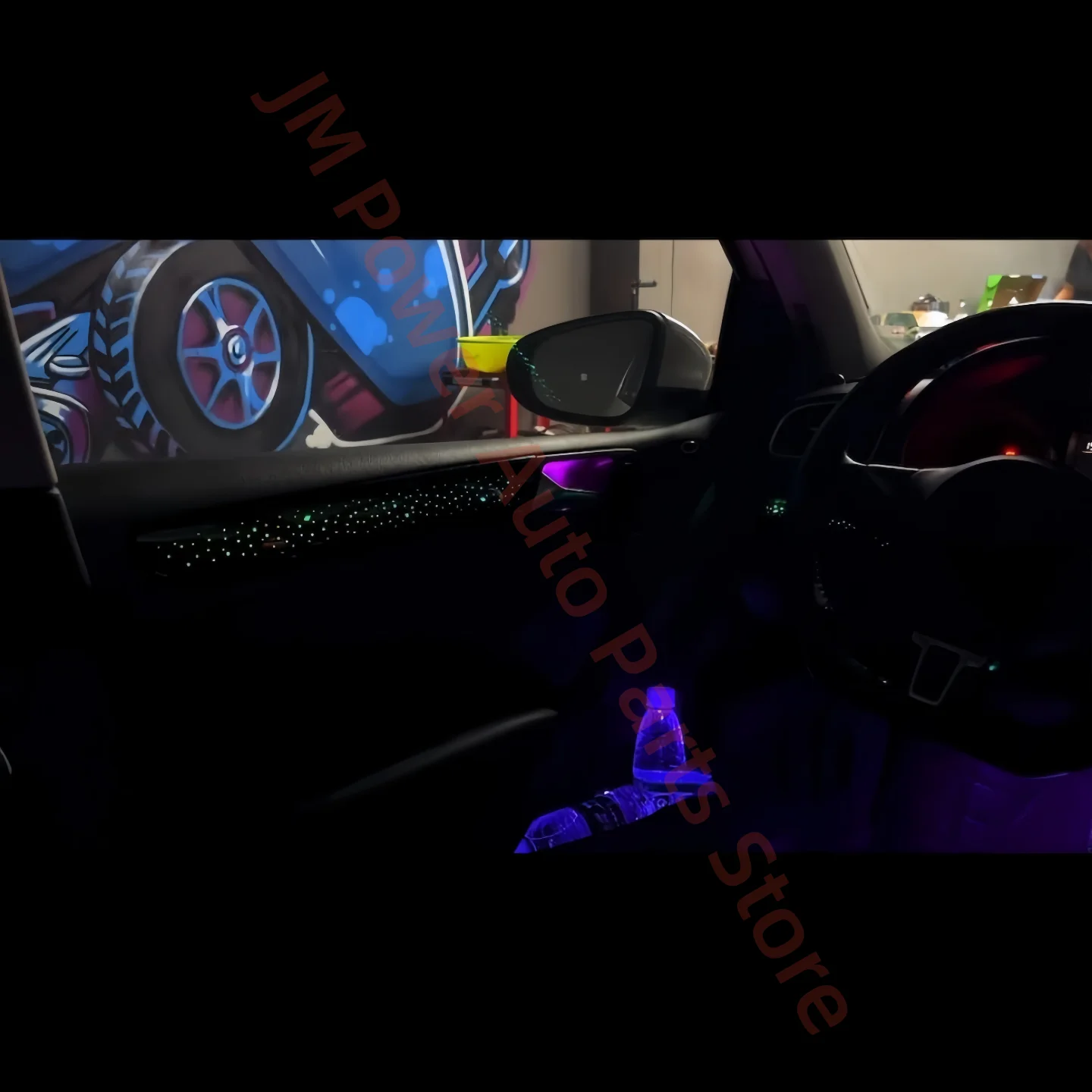 LED Car Ambient Light Kit For Volkswagen VW Golf MK6 2008-2013 RHD Interior Trim Strips Atmosphere Lamp Upgrade Auto Accessories