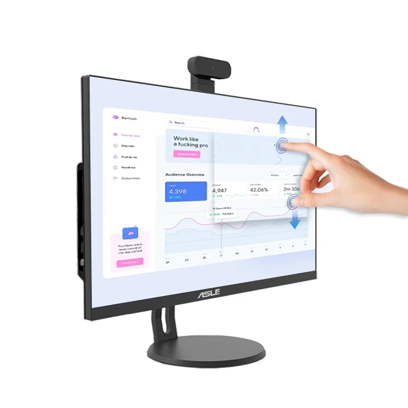 2024 new borderless all-in-one machine 24-inch HD all-in-one office learning all-in-one machine can be customized