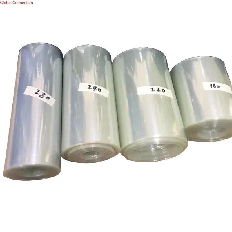 1kg Transparent PVC Heat Shrinkable Tube 18650 Battery Shrink Film Insulation Heat Shrinkable Tube 21700 Battery Shrink Film