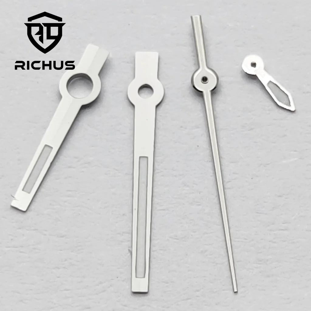 Lancette dell'orologio RICHUS NH39 Lancette dell'orologio argento/oro/blu Verde luminoso adatto per accessori per orologi con movimento NH39