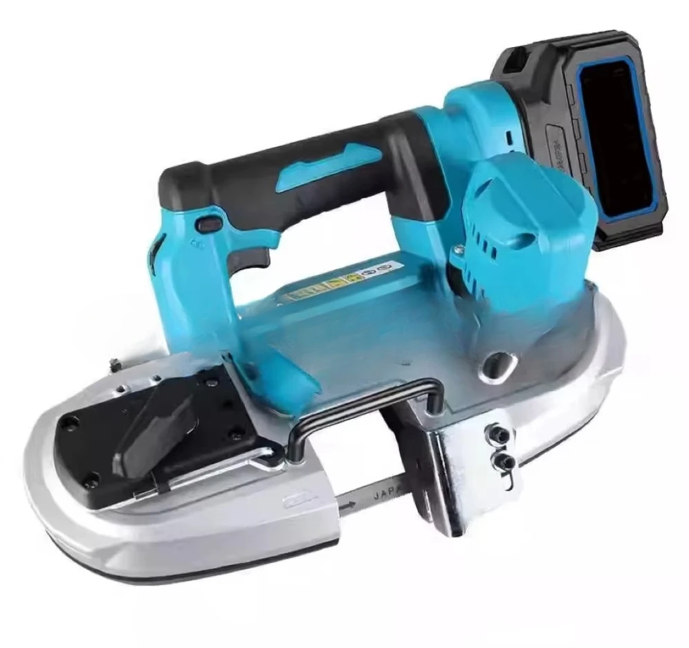 Power Saw Lithium Battery Handheld Metal Wood Cutting Tool 18V Cordless Cutting Machin 490W Portable Brushless Band Saw Wireless