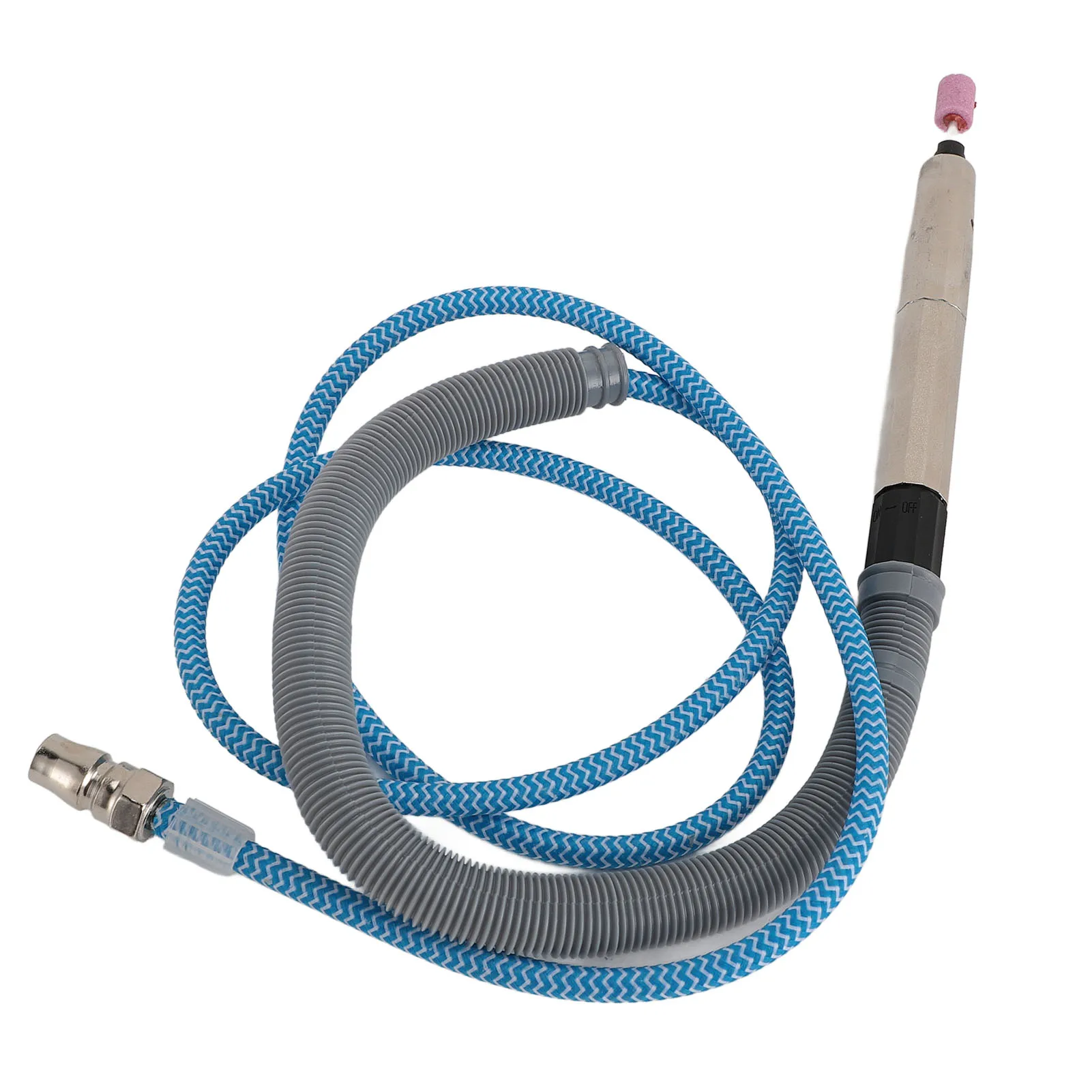 Pneumatic Scribe Engraving Pen Kit with M3 Chuck NPT1/4 Inch Hose Interface 65000RPM Air Die Grinder for Precision Engraving