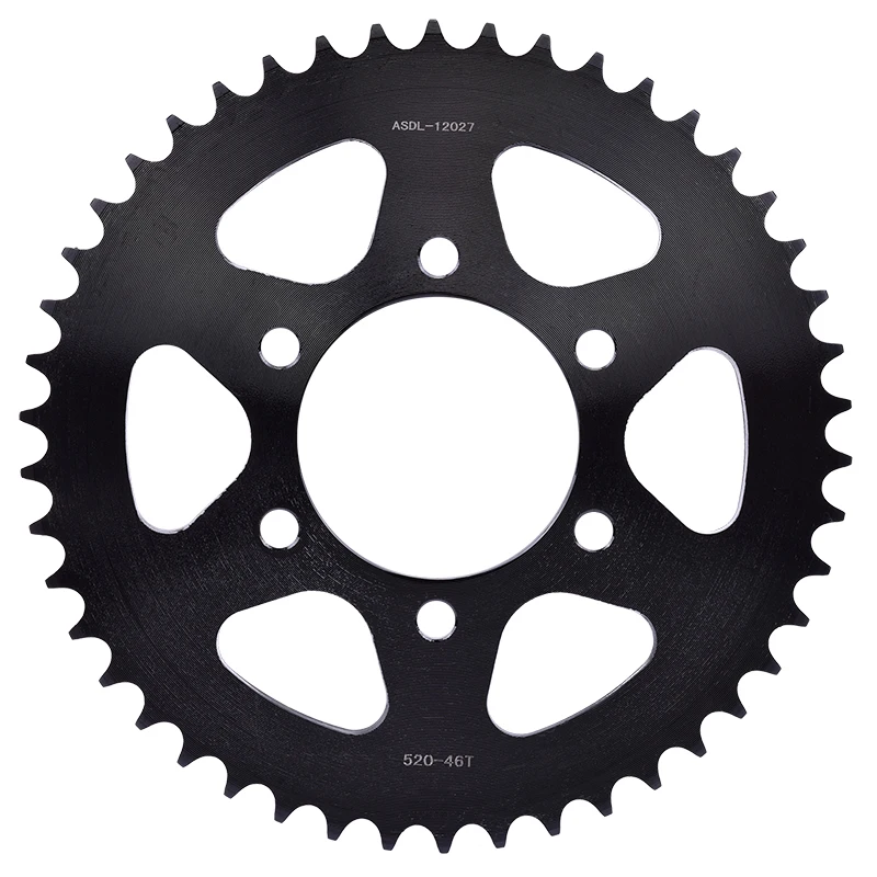 520 46T Rear Sprocket For CF Moto 400 600 650 GT NK CF400 700 CF-X CL-X For Kawasaki EX250 ZZR250 GPX250 KLE300 400 EX650 Ninja