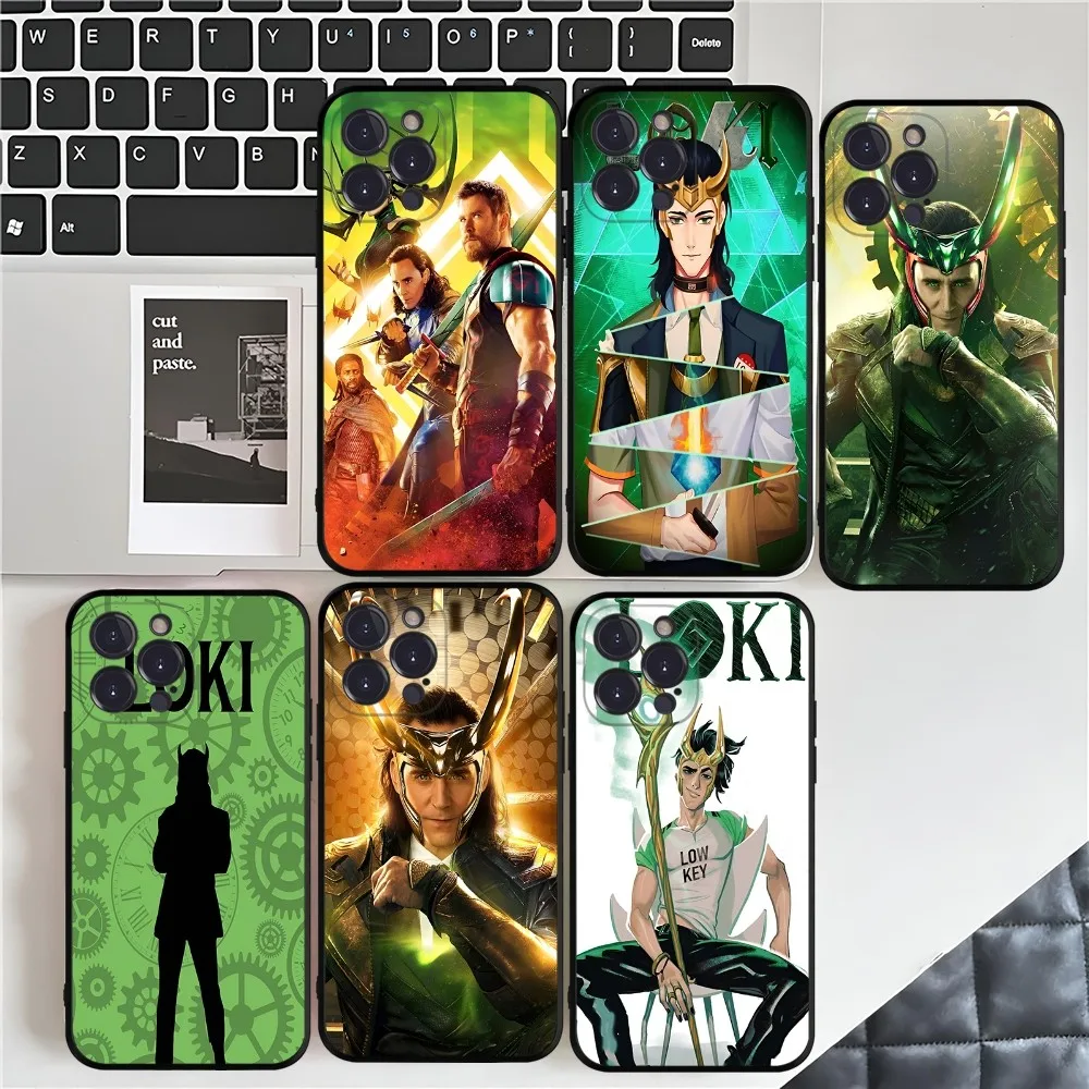 I-Iron M-Man D-Donnys L-Loki Phone Case For IPhone 16 15 14 11 12 13 Mini Pro XS Max Cover 6 7 8 Plus X Funda Shell