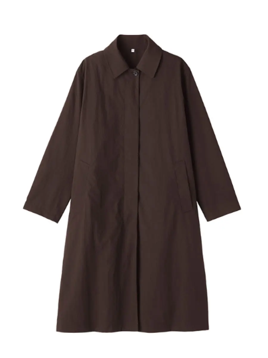 

SuperAen Buttons Cardigan Long Trench Coat Women's Lapel Coat For Women