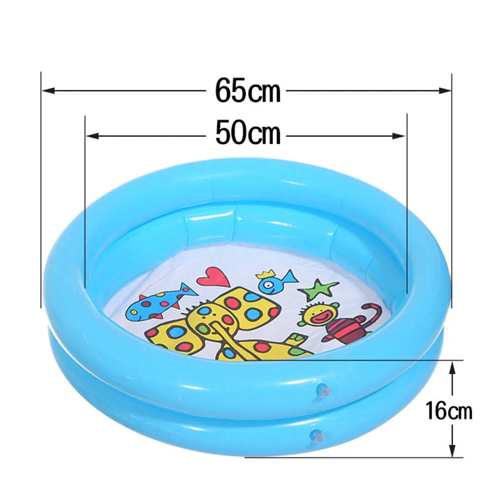 65x65CM Baby Swimming Pool Thick Round Ocean Ball Pool Inflatable Bath Tub Summer Water Toys Party Swimming Pool For Kids