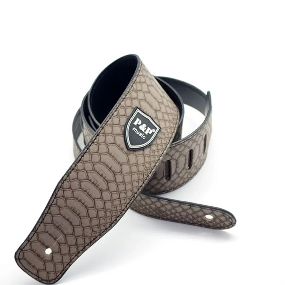 Durable Leather Guitar Strap Widening Guitar Accessories Bass Strap Adjustable Ukulele Straps Belt Guitar