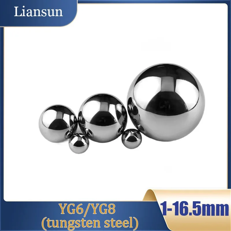 

1-35pcs YG6/YG8 Carbide Ball Tungsten Steel Bearing Balls 1-16.5mm G10 High Precision Bearing Ball For Squeezing Punching Hole