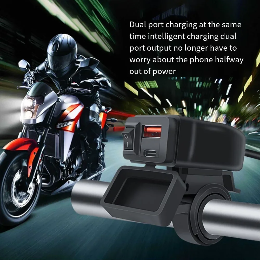 

PD QC3.0 Motorcycle USB Fast Charger Waterproof Digital Charger Moto Accessory 2024 Hot Sale Brand New And High Quality Discount