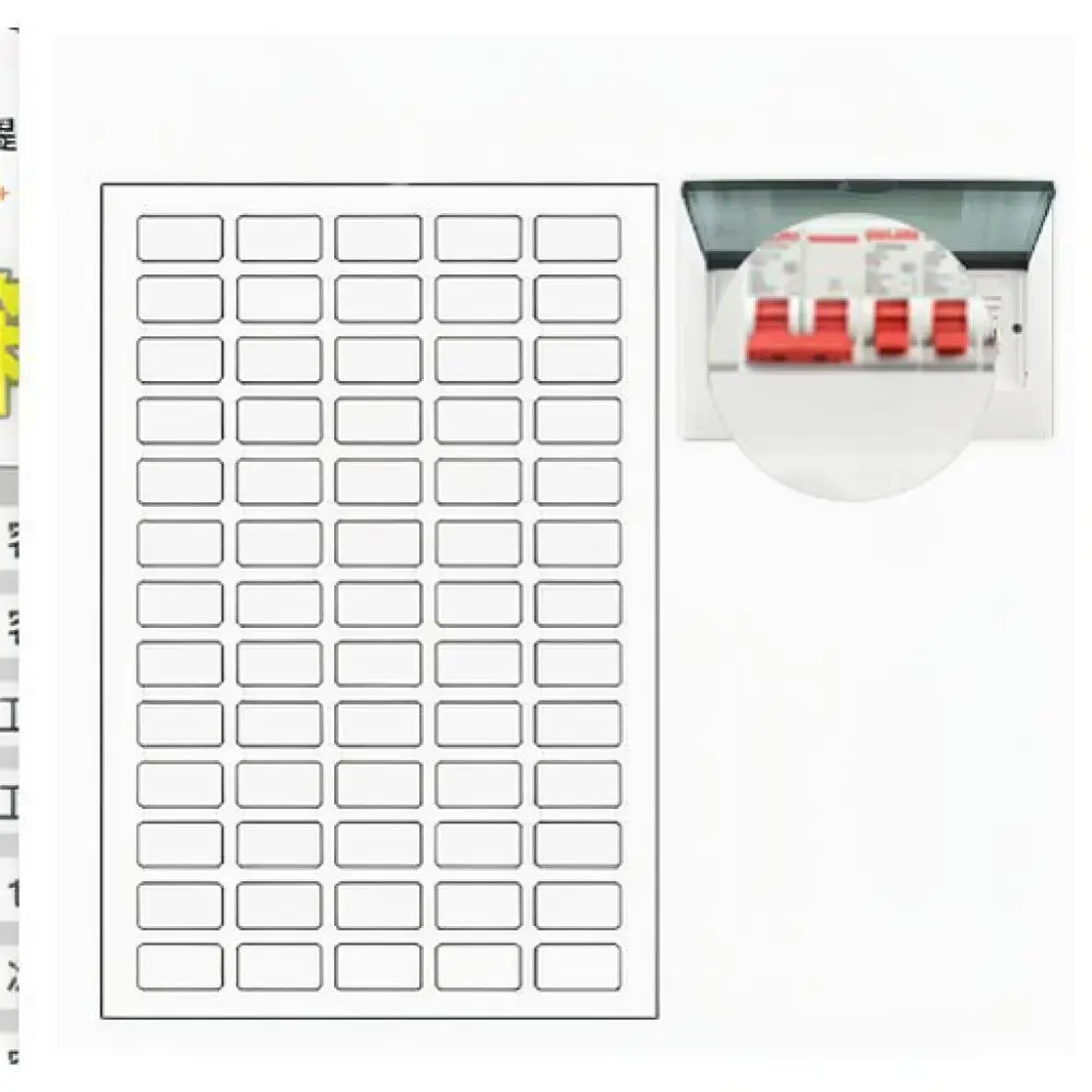 Electric Meter Box Decorative Sticker Home Power Distribution Switch Label Wall Sign Practical Waterproof Modern Style
