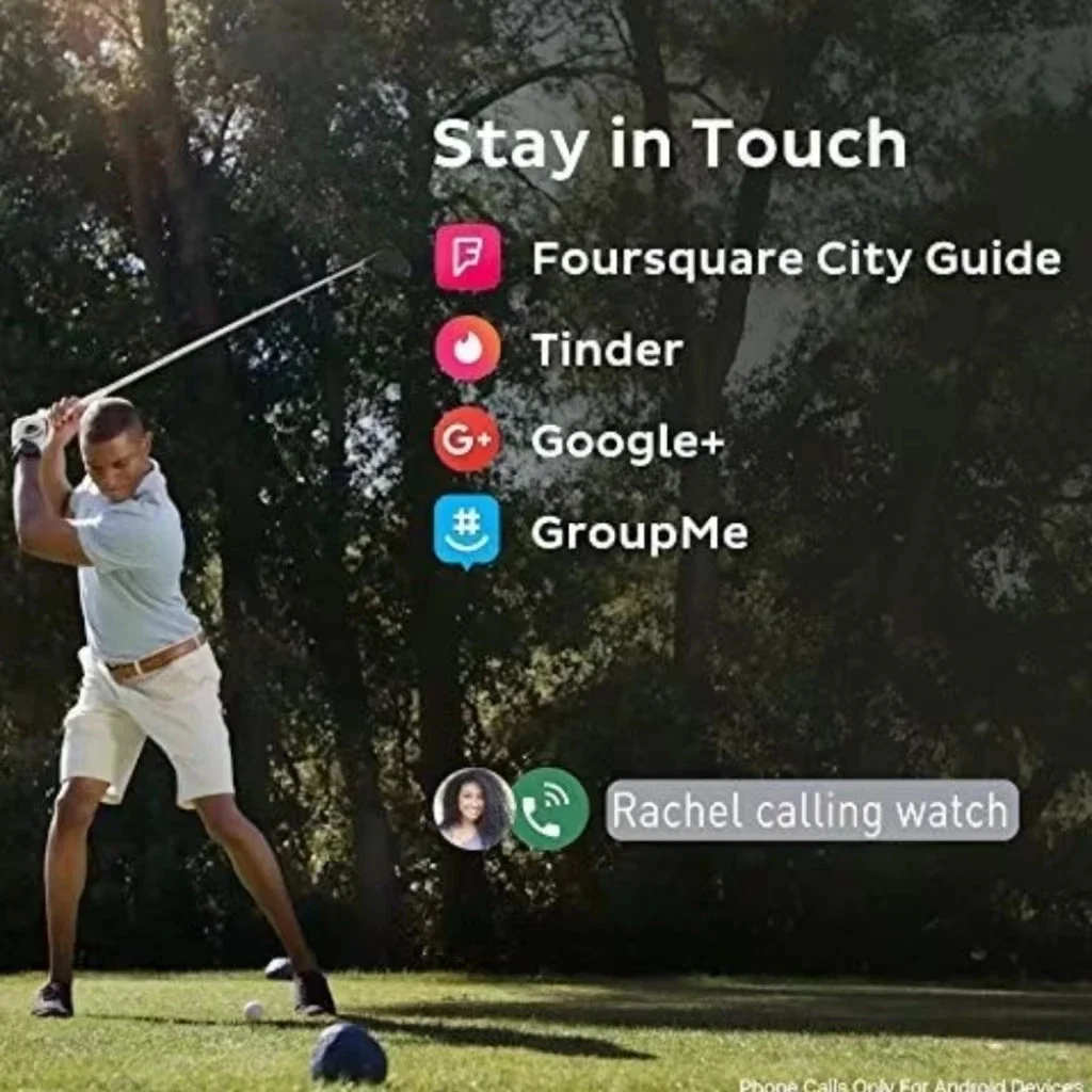 ساعة TicSmart E Wear OS ساعة ذكية للرجال والنساء 4GB ROM IP68 مقاومة للماء مع دفع جوجل لآلة عرض iOS Android Hzbot