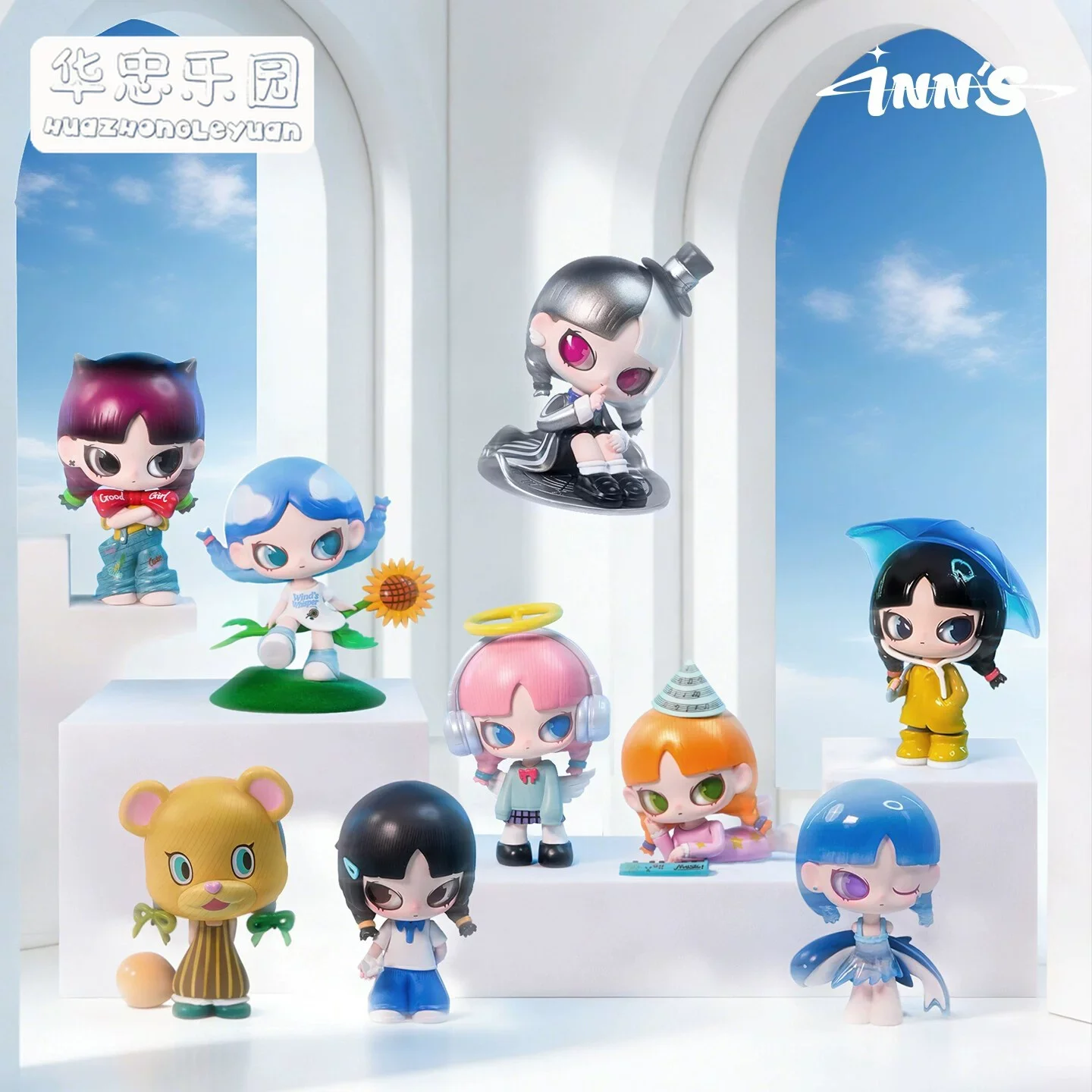 

Inn Sound Series слепая коробка милая фигурка кукла Kawaii украшение подарок для девочек и женщин Декор фестиваль подарок