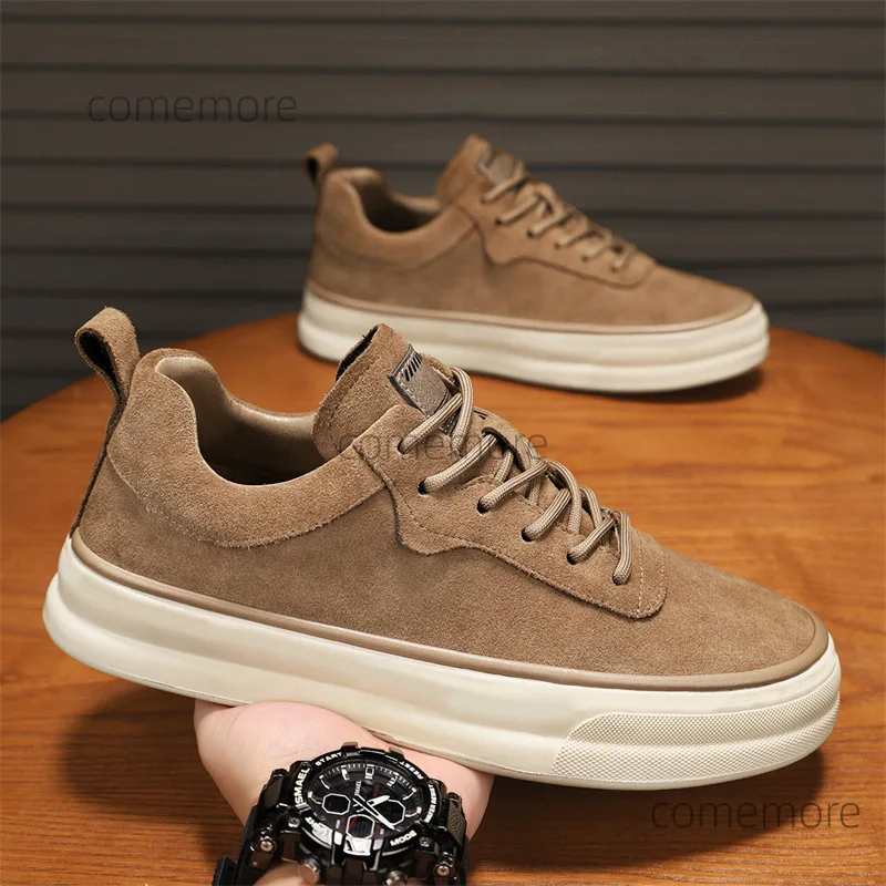 Simple Causal Mens Skate Shoes Outdoor Breathable lace Up Sneakers Sports Anti slip Lightweight Slip Resistant Male Footwears