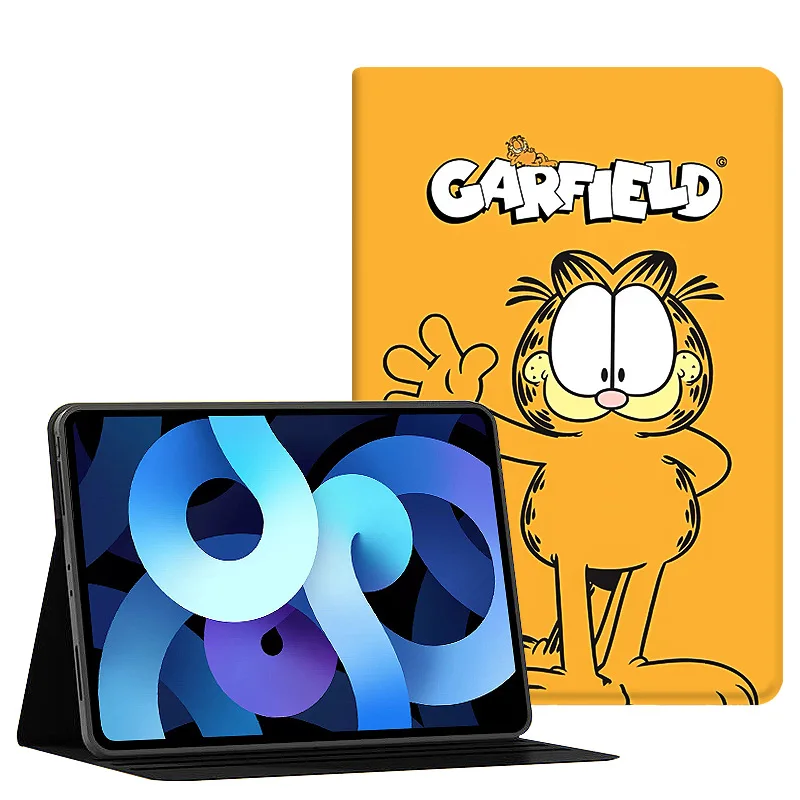 Cartoon Garfield Case For iPad 10th Generation 10.9inch 7/8/9th 10.2inch Cover Pro20 21 12.9inch Air6 13inch Mini4/5 Tablet Case