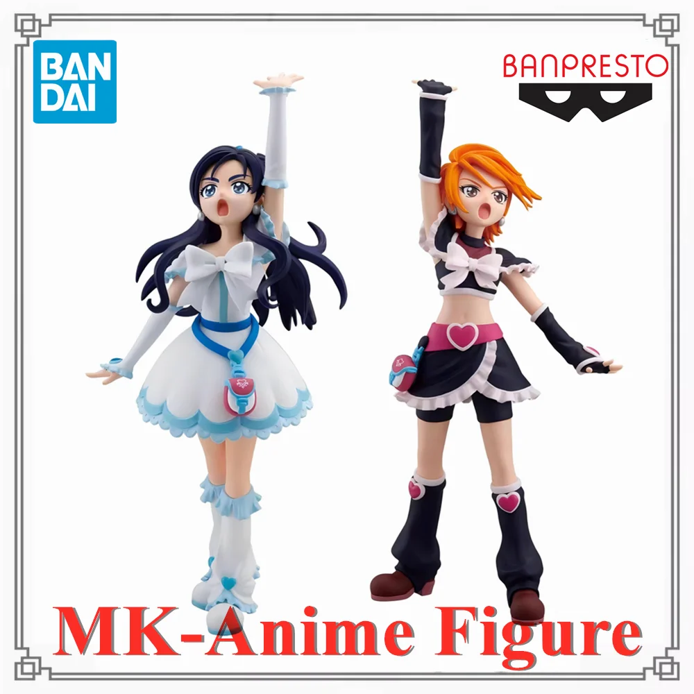 

Original Banpresto Glitter & Glamours Futari wa Precure Cure White Cure Black 25CM Anime Action Figures Model Figurine PVC Toys